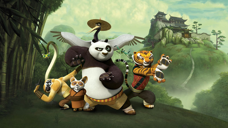 انیمیشن سریالی پاندای کونگ فو: افسانه های شگفت انگیز Kung Fu Panda: Legends of Awesomeness (2011-2016)