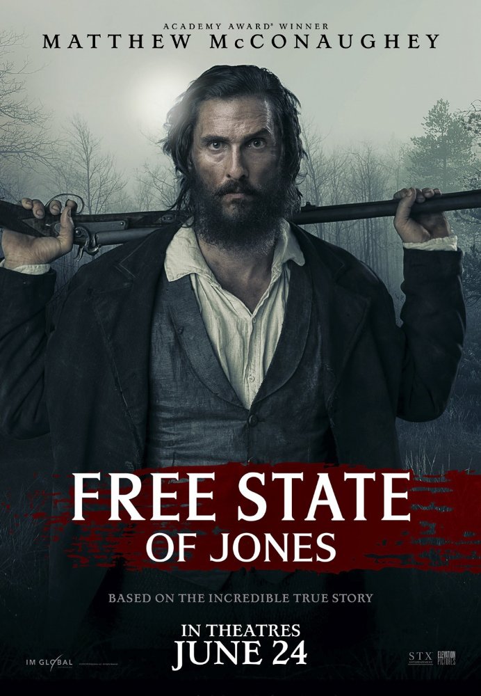 دانلود فیلم ایالت جونز Free State of Jones دوبله فارسی 2016 لینک مستقیم