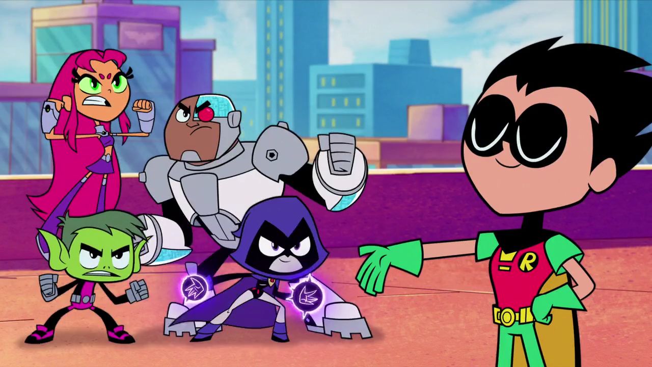 دانلود انیمیشن تایتان های جوان به پیش Teen Titans Go To the Movies 2018 دوبله فارسی