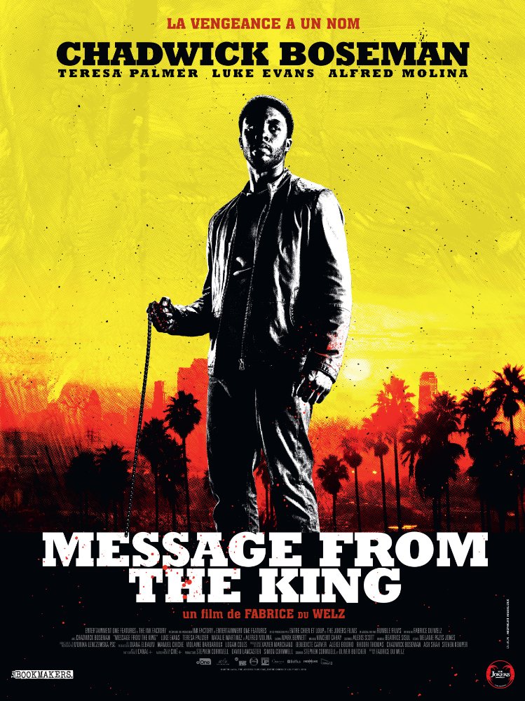 عکس فیلم پیامی از کینگ Message from the King 2016 دوبله فارسی