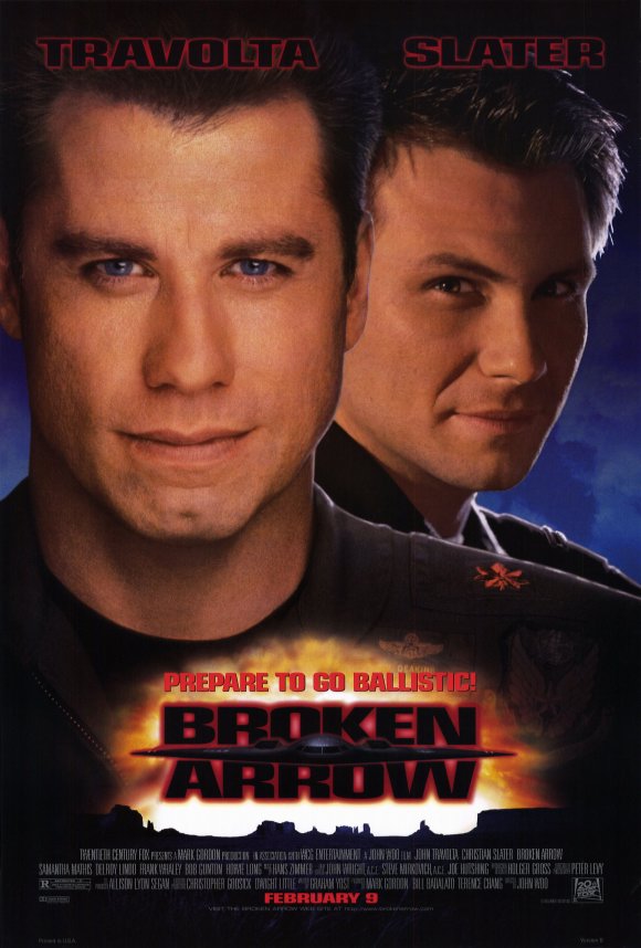 عکس فیلم پیکان های شکسته Broken Arrow 1996 دوبله فارسی