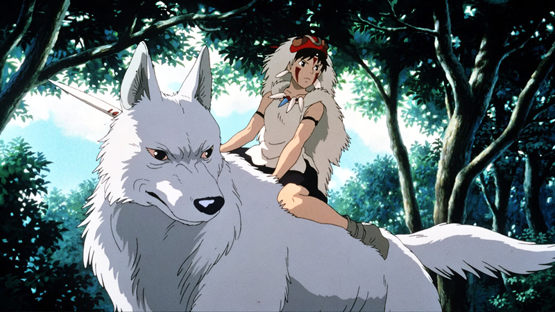 انیمیشن شاهزاده مونونوکه Princess Mononoke 1997