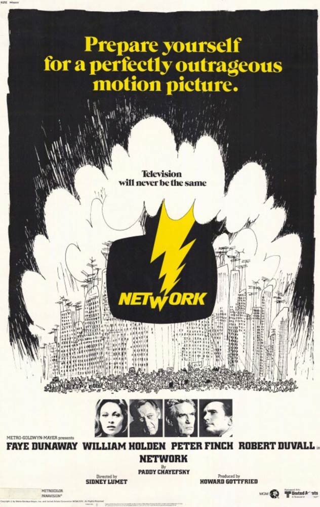 عکس فیلم شبکه Network 1976 دوبله دو زبانه