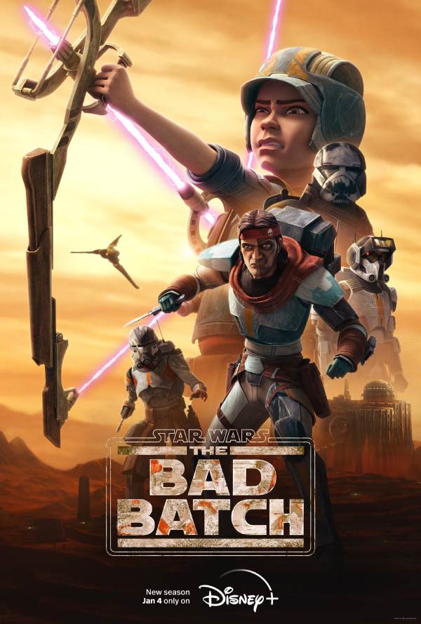 انیمیشن جنگ ستارگان: دار و دسته خفن ها Star Wars: The Bad Batch 2021