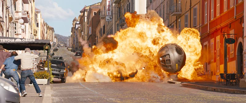 انفجار توپ در فیلم سریع و خشن 10 فست ایکس