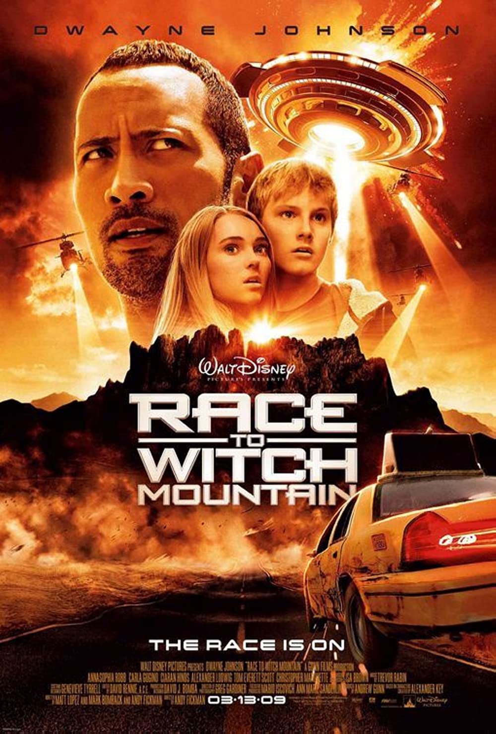 فیلم پیش به سوی کوه اسرارآمیز Race to Witch Mountain 2009