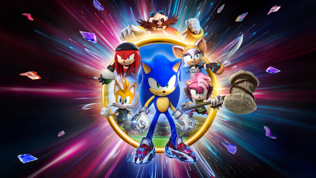 بنر انیمیشن Sonic Prime 2022 