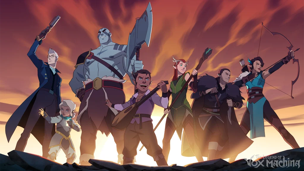 بنر انیمیشن The Legend of Vox Machina 2023