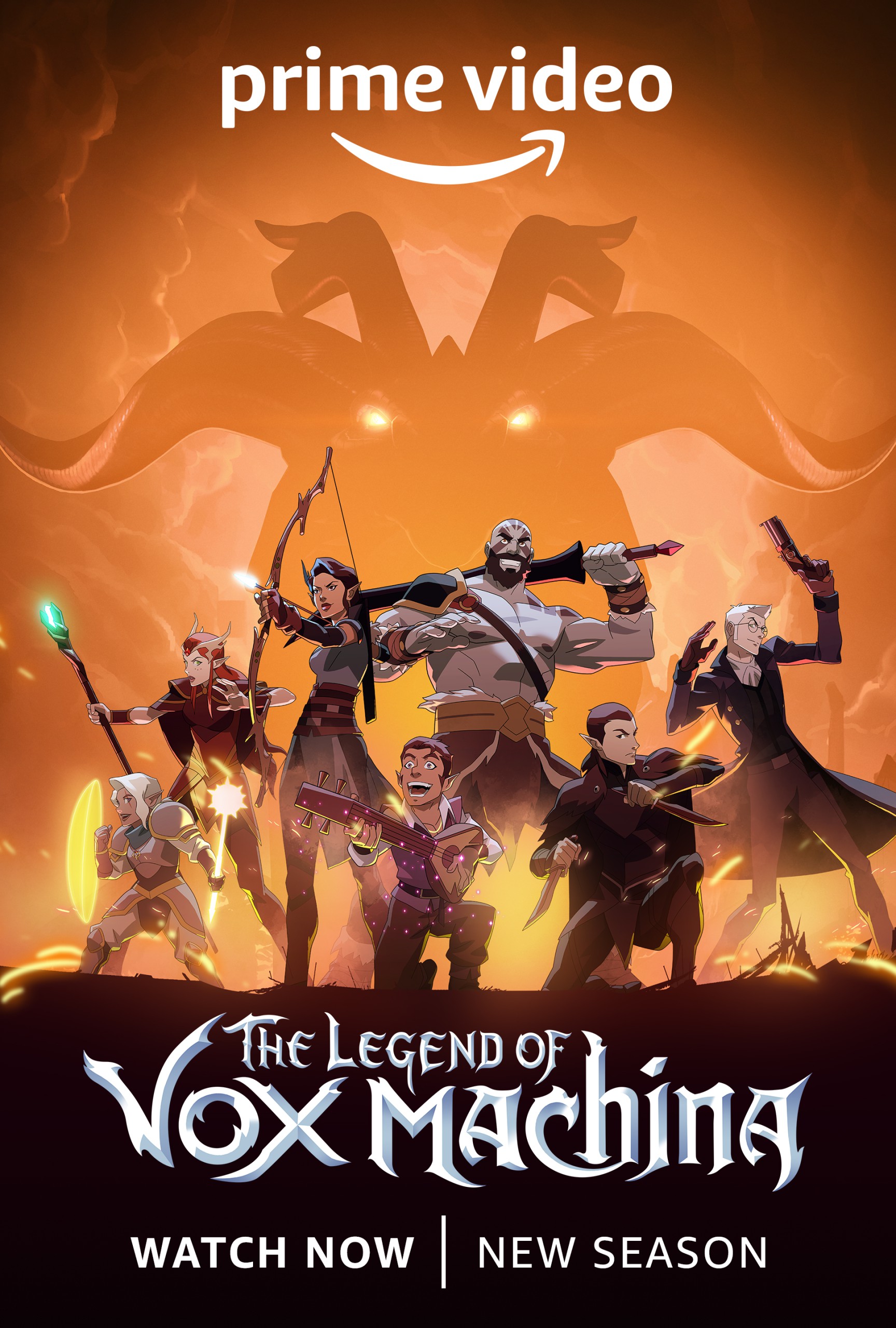 کاور انیمیشن The Legend of Vox Machina 2023