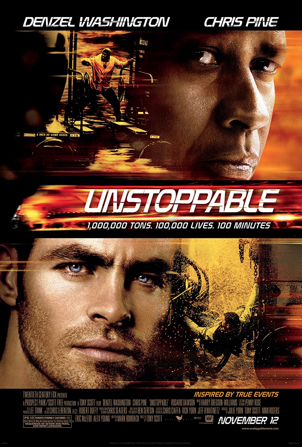 فیلم توقف‌ ناپذیر Unstoppable 2010