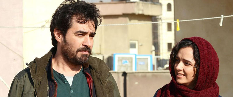 فیلم فروشنده شهاب حسین و ترانه علیدوستی رو پشت بام