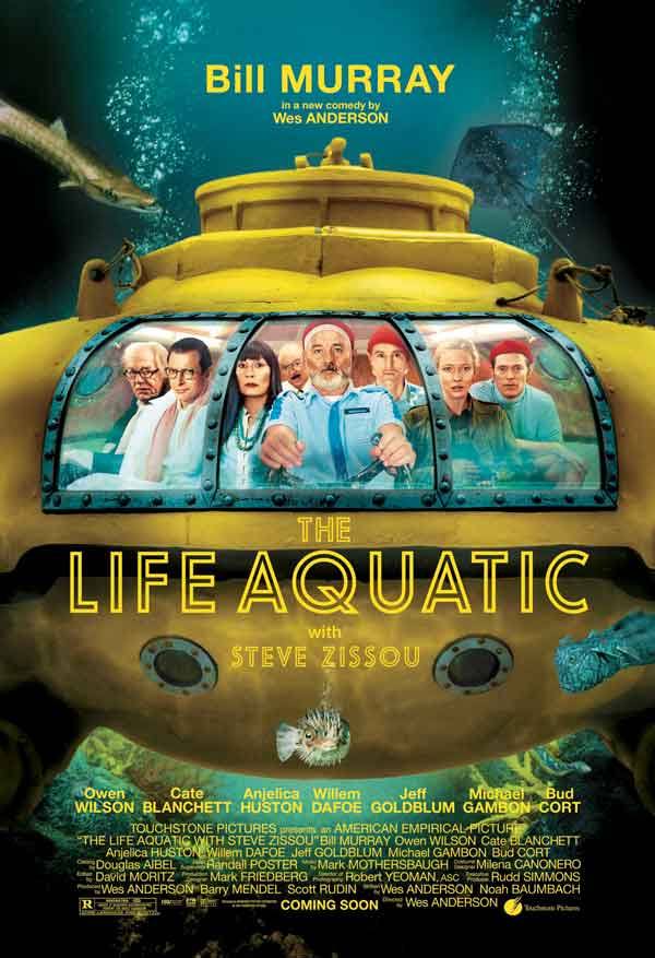 فیلم زندگی در آب با استیو زیسو The Life Aquatic with Steve Zissou 2004