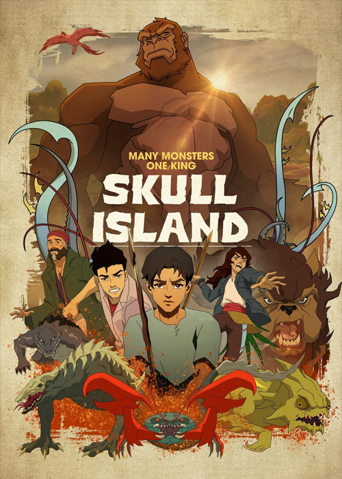 انیمیشن جزیره جمجمه Skull Island 2023