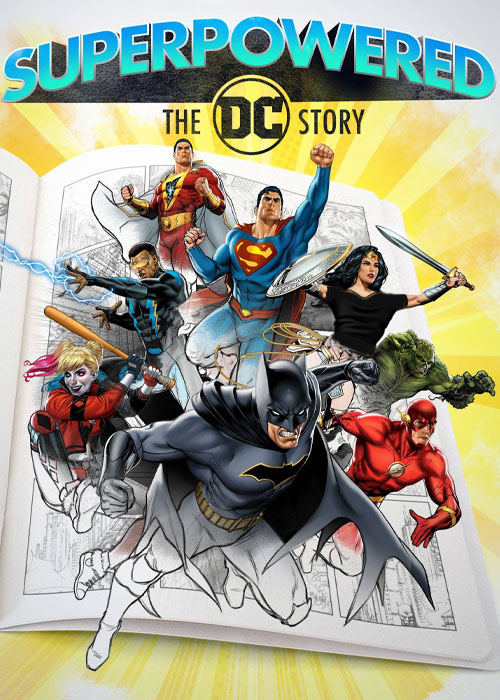 کاور مستند Superpowered The DC Story 2023