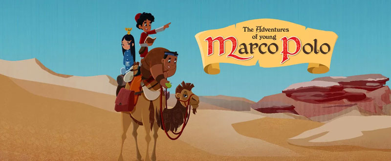 بنر انیمیشن The-Travels-of-the-Young-Marco-Polo-2013