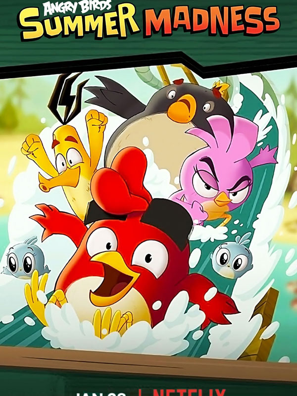 انیمیشن پرندگان خشمگین: جنون تابستانی Angry Birds: Summer Madness 2022