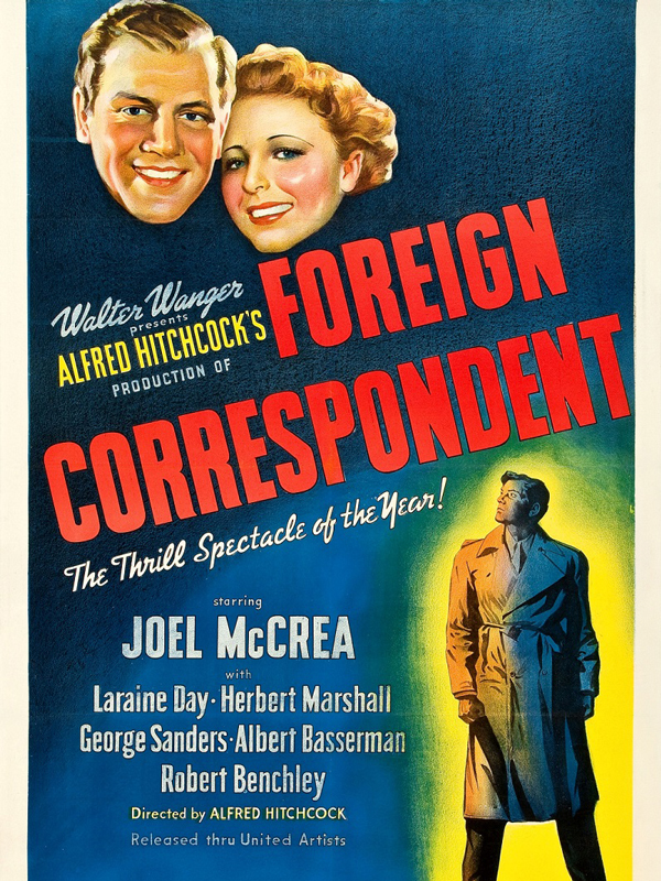 فیلم خبرنگار خارجی Foreign Correspondent 1940