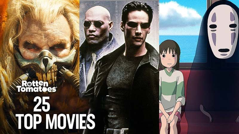 لیست 25 فیلم برتر منتقدین راتن تومیتوز در 25 سال اخیر
