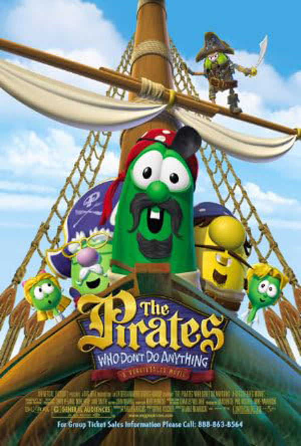 انیمیشن داستان سبزیجات: دزدان دریایی بی خاصیت The Pirates Who Don’t Do Anything: A VeggieTales Movie 2008