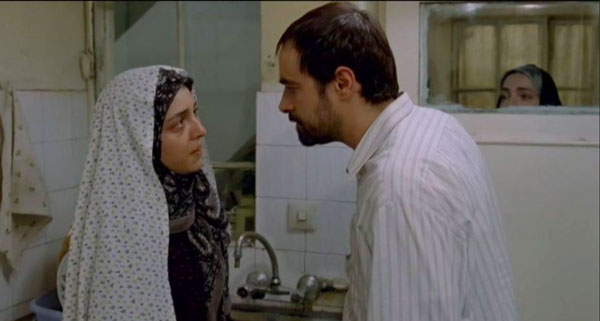 شهاب حسینی و ساره بیات در فیلم جدایی نادر از سیمین 1389