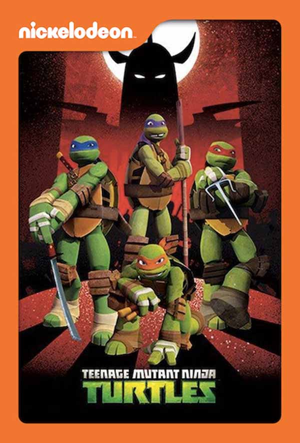 کاور انیمیشن Teenage Mutant Ninja Turtles 2012