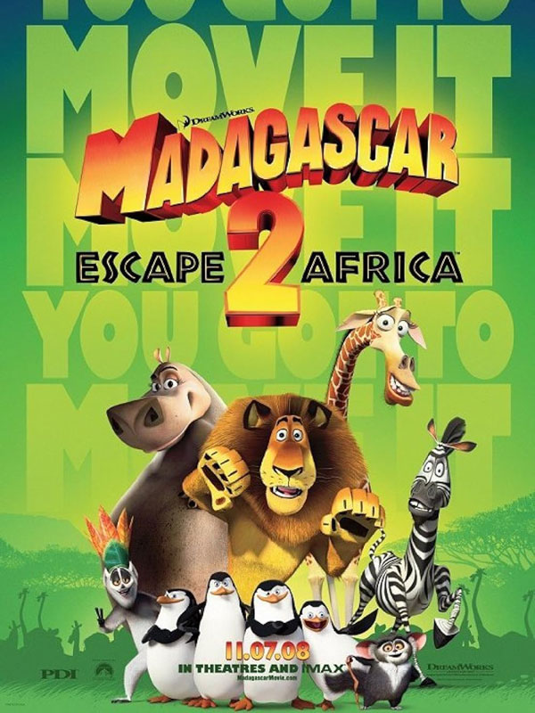 انیمیشن ماداگاسکار 2: فرار به آفریقا Madagascar: Escape 2 Africa 2008