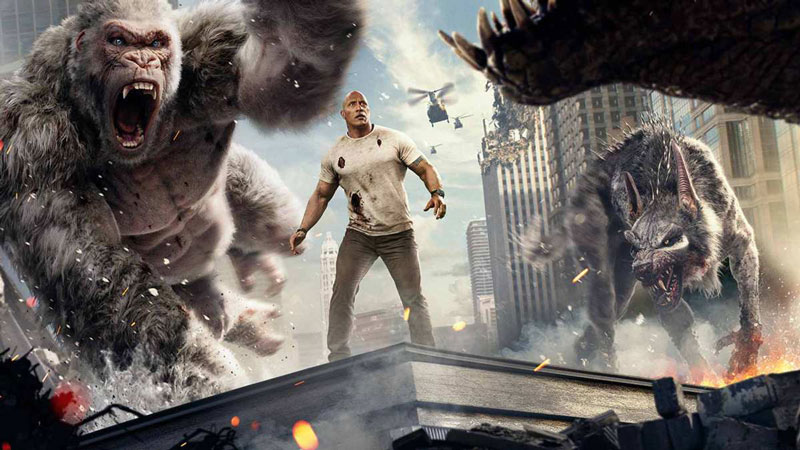 فیلم رمپیج Rampage 2018