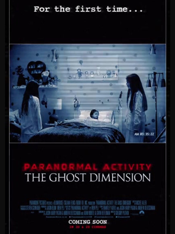 فیلم فعالیت فرا طبیعی: بعد شبح Paranormal Activity: The Ghost Dimension 2015